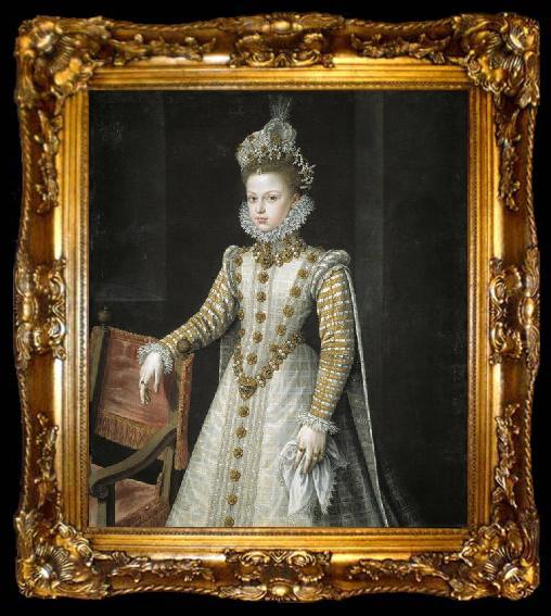 framed  Alonso Sanchez Coello The Infanta Isabel Clara Eugenia, ta009-2